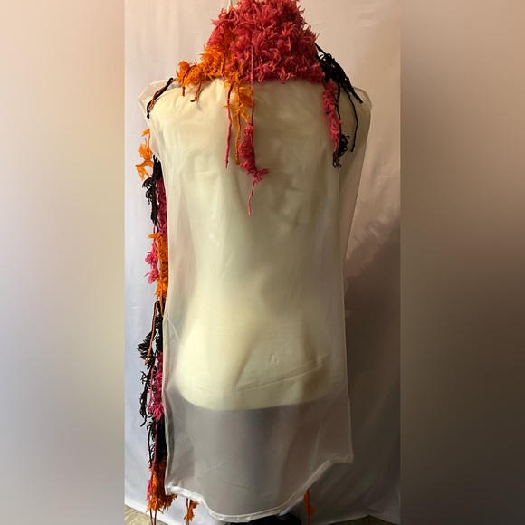 Color block string scarf. - Picture 4 of 7